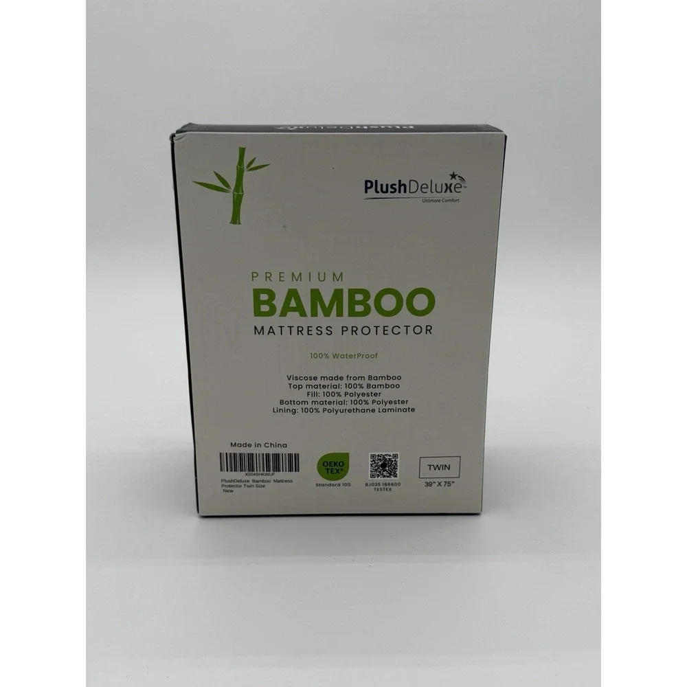 Bamboo Premium Waterproof Mattress Protector Twin Size Ultra Soft NEW
